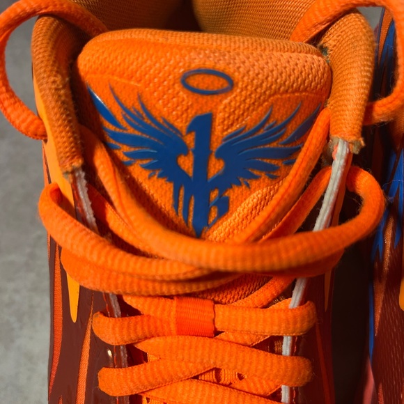 Puma Lamelo Ball MB.02 Supernova Basketball Shoes Mens Sz 7 Orange Hornets NBA - Picture 6 of 8